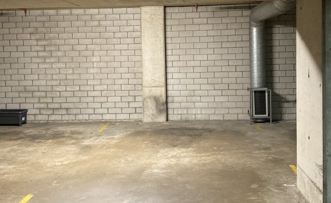 Indoor lot parking on Kent Street in Sydney Central Business District New South Wales