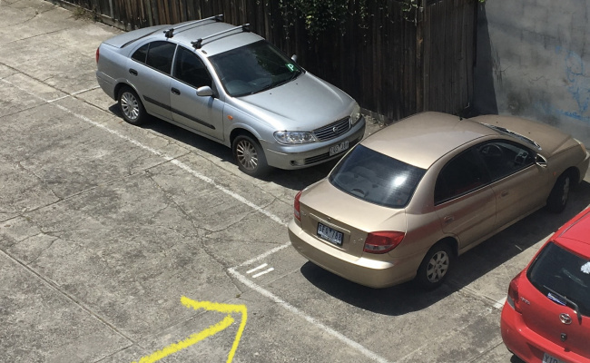 Outdoor lot parking on Kerr Street in Fitzroy Victoria Outdoor lot parking on Kerr Street in Fitzroy Victoria