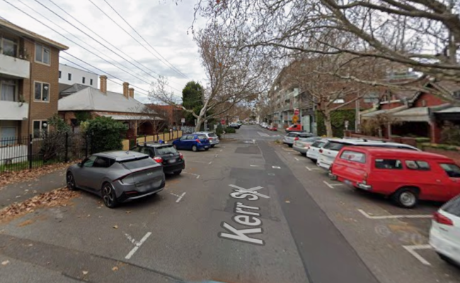 Outside parking on Kerr Street in Fitzroy Victoria Outside parking on Kerr Street in Fitzroy Victoria