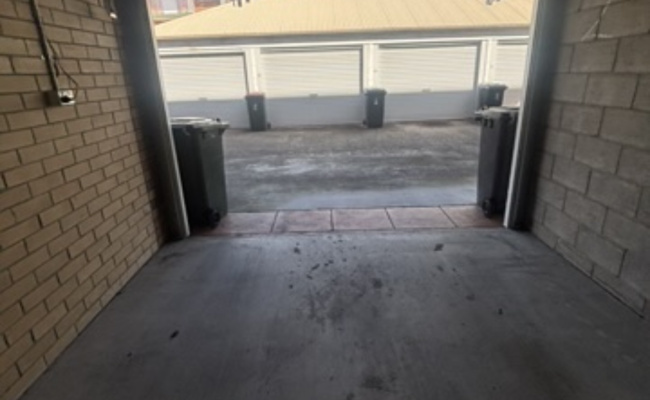 Lock-up secure garage, in New Farm. Close to public transport. Excellent for easy access to CBD
