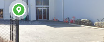 Gated car park under camera surveillance