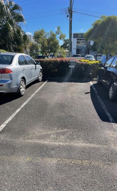 Outdoor lot parking on Lang Parade in Milton Queensland Outdoor lot parking on Lang Parade in Milton Queensland