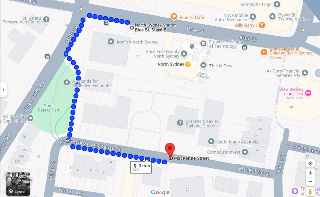 Safe and convenient parking space near North Sydney CBD