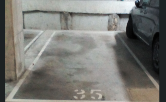 Secure, undercover, indoor car space close to the city in North Melbourne