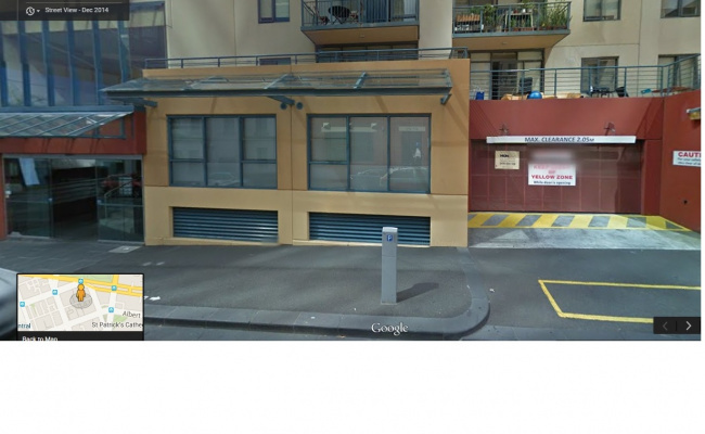 Indoor lot parking on Spring Street in Melbourne Victoria Indoor lot parking on Spring Street in Melbourne Victoria