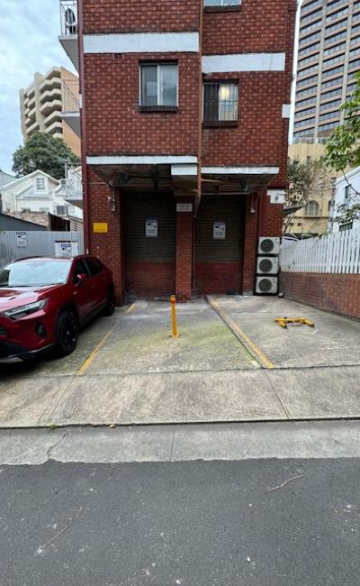 Outdoor lot parking on Charlotte Lane in Darlinghurst New South Wales Outdoor lot parking on Charlotte Lane in Darlinghurst New South Wales