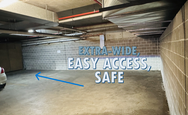 Extra-Large Secure Indoor Parking in Ultimo. Fits Vans & Utes (Near CBD, Broadway, UTS, Haymarket)
