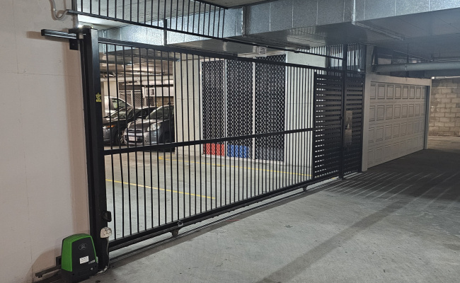 secure car park in excellent location