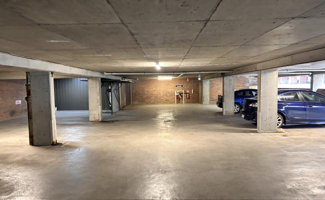 Secure parking lot on Marion Lane in Fitzroy, 50m from the 86 & 96 trams, 24/7 access via remote.
