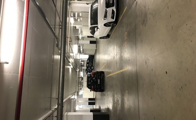 Private car park in Mascot station