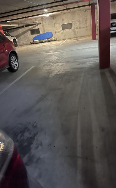 Undercover secure parking at Raby Bay Marina