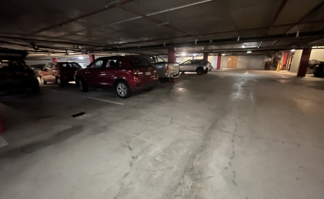 Undercover secure parking at Raby Bay Marina