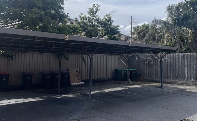 Carport parking on May Street in Altona North Victoria