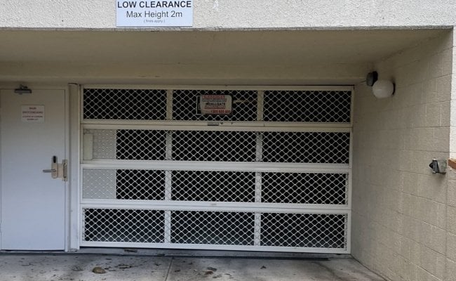 Handy secure parking indoors in Kirribilli, 5 minutes walk from Milsons Point Train Station