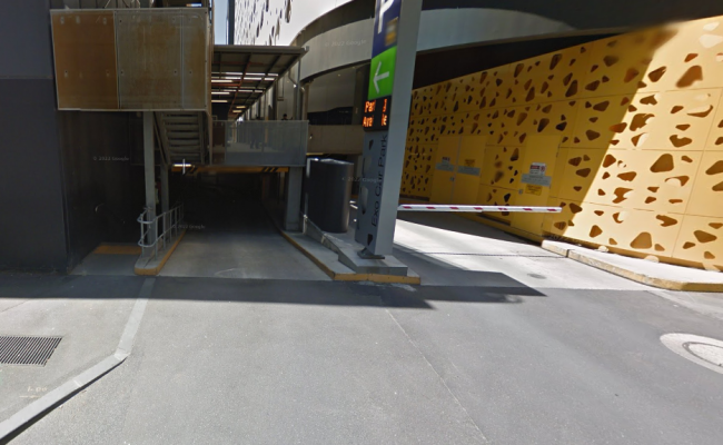 Indoor lot parking on Merchant Street in Docklands Victoria Indoor lot parking on Merchant Street in Docklands Victoria