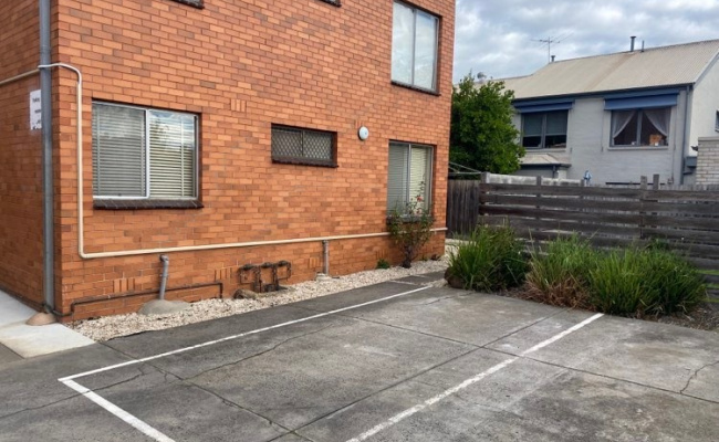 Safe, simple car space within property