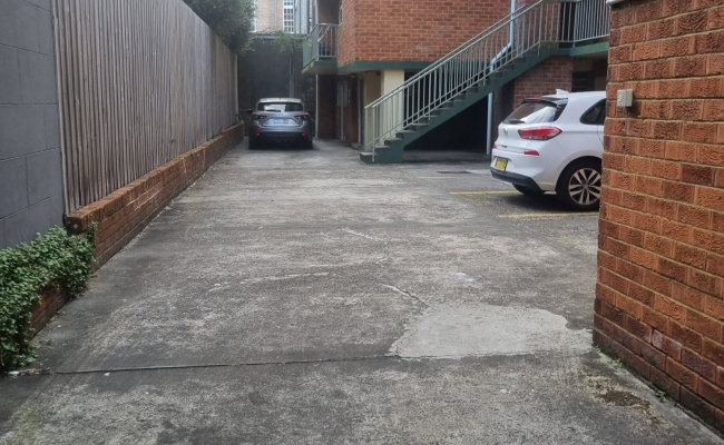 Secure Parking right next to transport straight to North Sydney and Sydney CBD