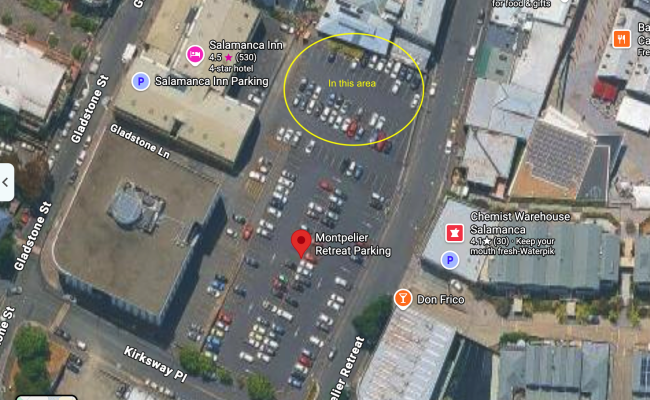 Outdoor lot parking on Montpelier Retreat Parking in Salamanca Outdoor lot parking on Montpelier Retreat Parking in Salamanca