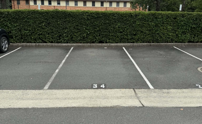 Secure parking space in city centre