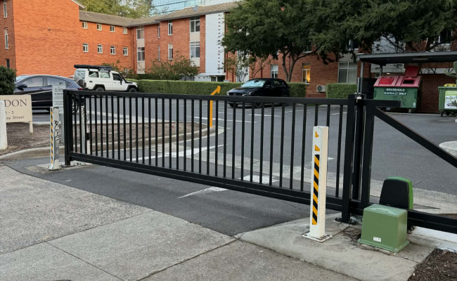 Secure parking space in city centre