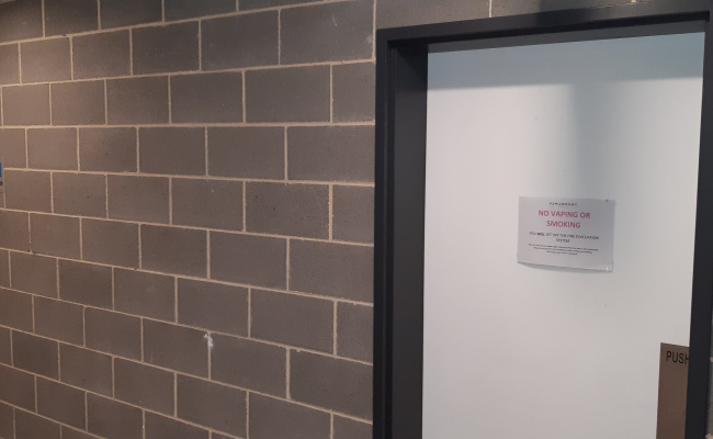 Underground parking spot at Yamaroshi Building on Mort St