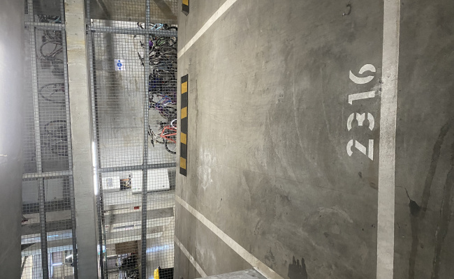 Secured indoor parking at Alexander Lombard Tower
