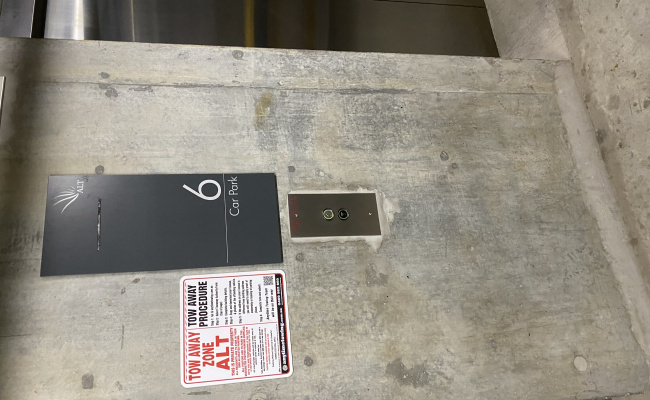 Secured indoor parking at Alexander Lombard Tower