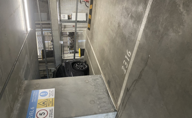 Secured indoor parking at Alexander Lombard Tower