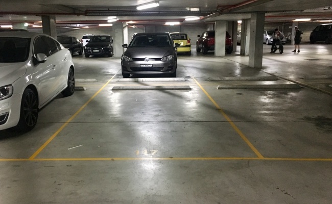 Secure underground car park available in Ultimo