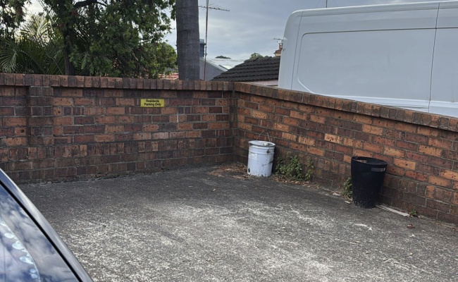 Outdoor Parking Space in Balmain/Rozelle. adjacent White Bay Precinct and Sydney Brewery.