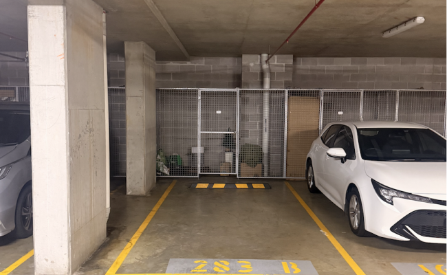 Indoor lot parking on Muller Lane in Mascot New South Wales Indoor lot parking on Muller Lane in Mascot New South Wales