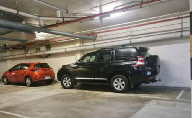 Indoor lot parking on Murray Street in Perth Western Australia Indoor lot parking on Murray Street in Perth Western Australia
