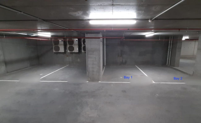 Bay 2 secured indoor parking in Central Park