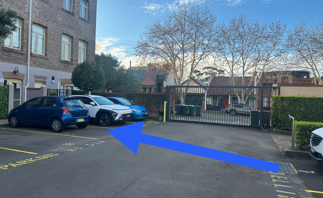 Car Spot in safe gated Piano House warehouse Annandale location. Easy access, quiet street.