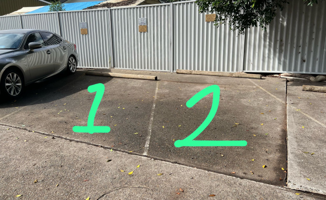 2 GREAT CAR PARK SPACES NEAR FAIRFIELD CBD.