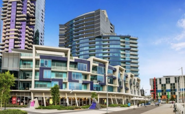 Indoor lot parking on Newquay Promenade in Docklands Victoria Indoor lot parking on Newquay Promenade in Docklands Victoria