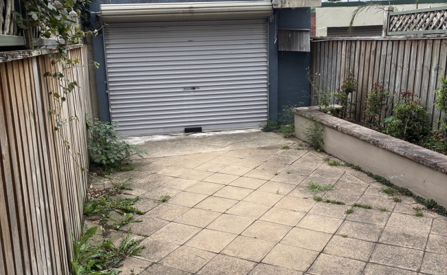 Surry Hills private parking down back lane with roller door access