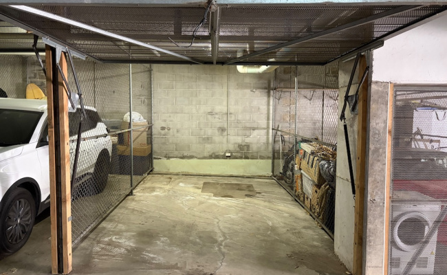 Lock up garage parking on Nook Avenue in Neutral Bay