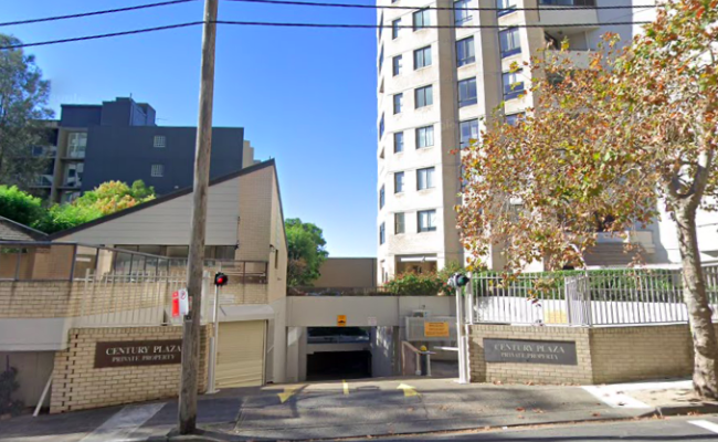 Indoor lot parking on Walker Street in North Sydney New South Wales Indoor lot parking on Walker Street in North Sydney New South Wales