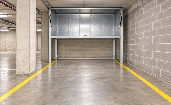Indoor lot parking on Norton Street in Leichhardt New South Wales Indoor lot parking on Norton Street in Leichhardt New South Wales