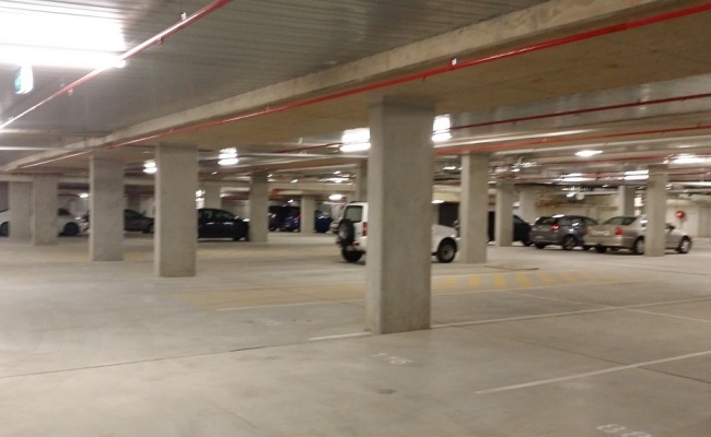 Secure underground parking near major transport