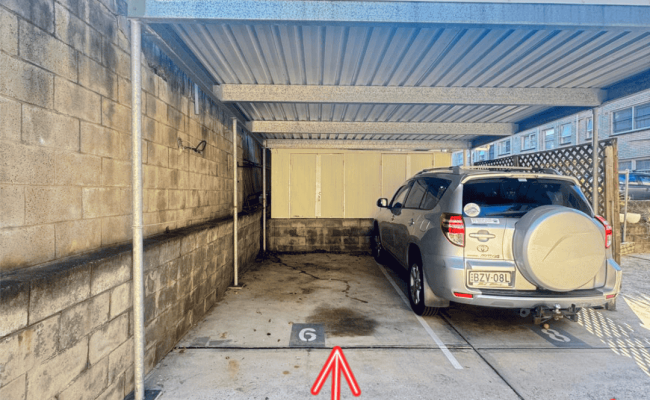 Undercover parking on Oaks Avenue in Dee Why New South Wales