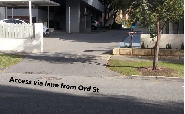 Undercover Parking. Outram St West Perth in Free Transit Zone. Stroll to Kings Park and Parliament