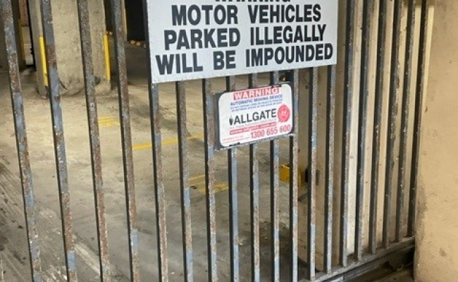Undercover Security car space, 24/7 access in central Bondi junction