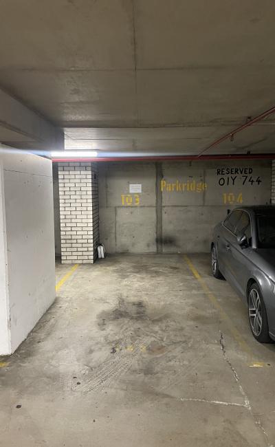 Great secure parking spot on Oxford street, secure entrance on Liverpool