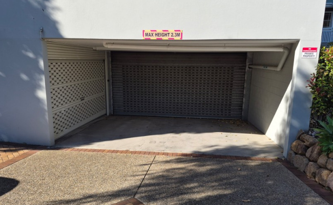 Undercover parking on Oxlade Drive in New Farm Queensland