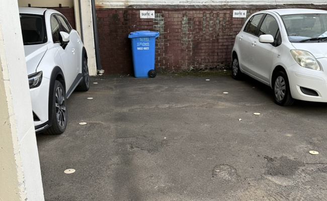 Parking spot with security gate available 24/7