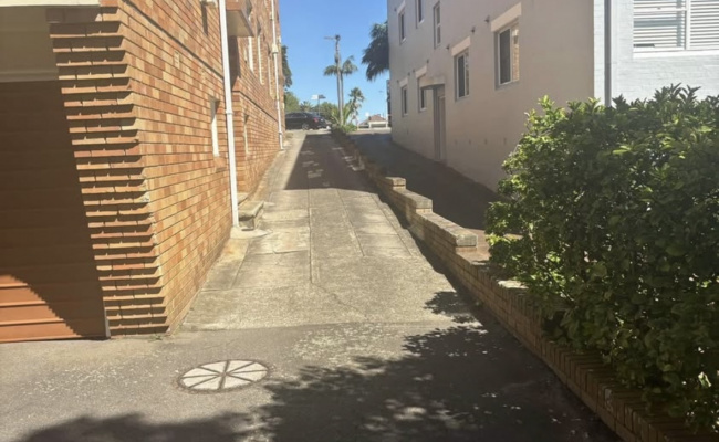 Undercover Car space  adjacent to a main road with easy access
