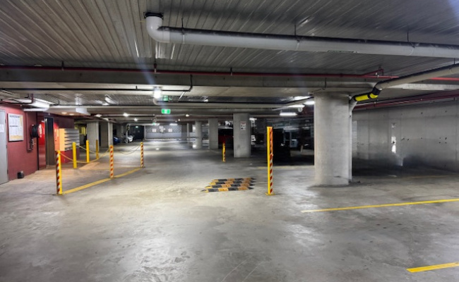 Secure undercover car space at Top Ryde City.