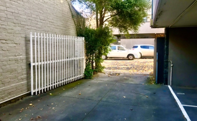 Secure under cover car space
